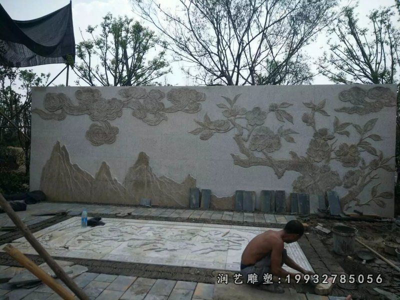 石材浮雕壁画石头浮雕壁画 (2)