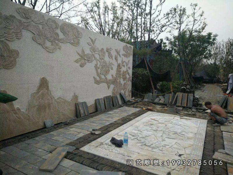 石材浮雕壁画石头浮雕壁画 (1)