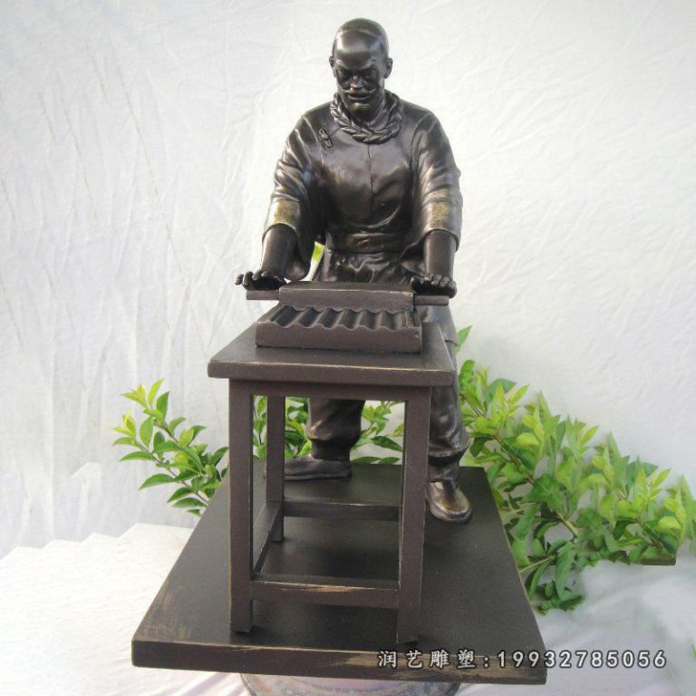 城市中医人物铜雕