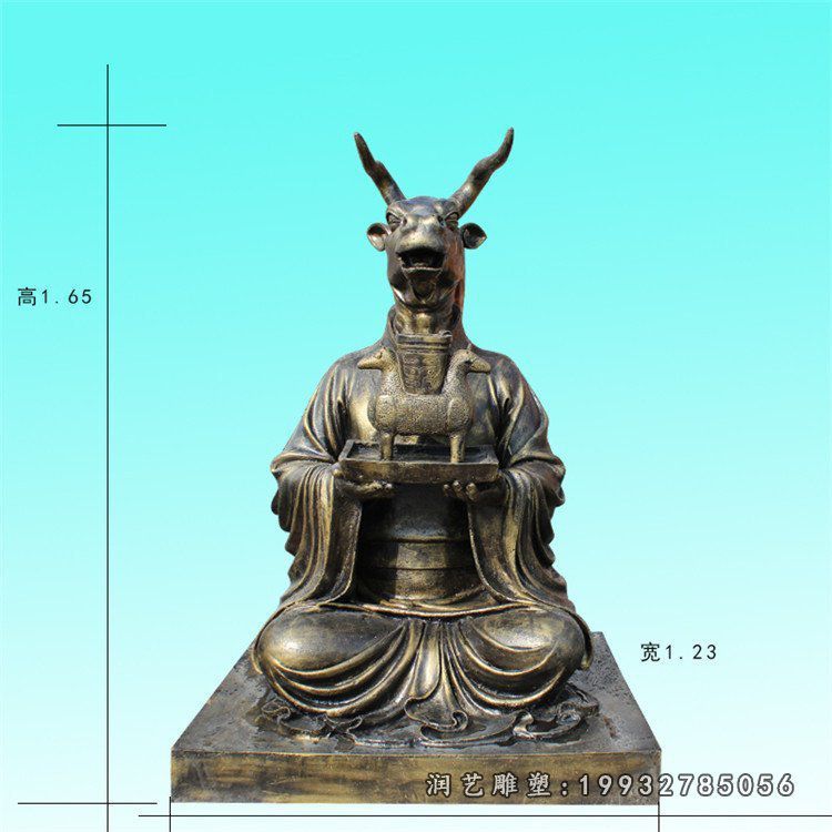 广场十二生肖动物铜雕