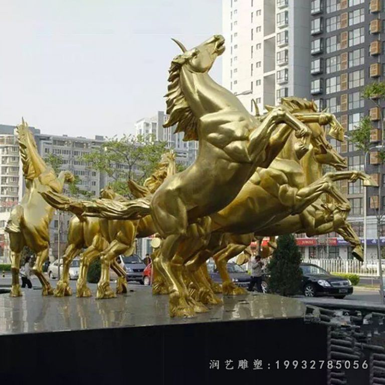八匹马铜雕,阿波罗铜雕 (2)