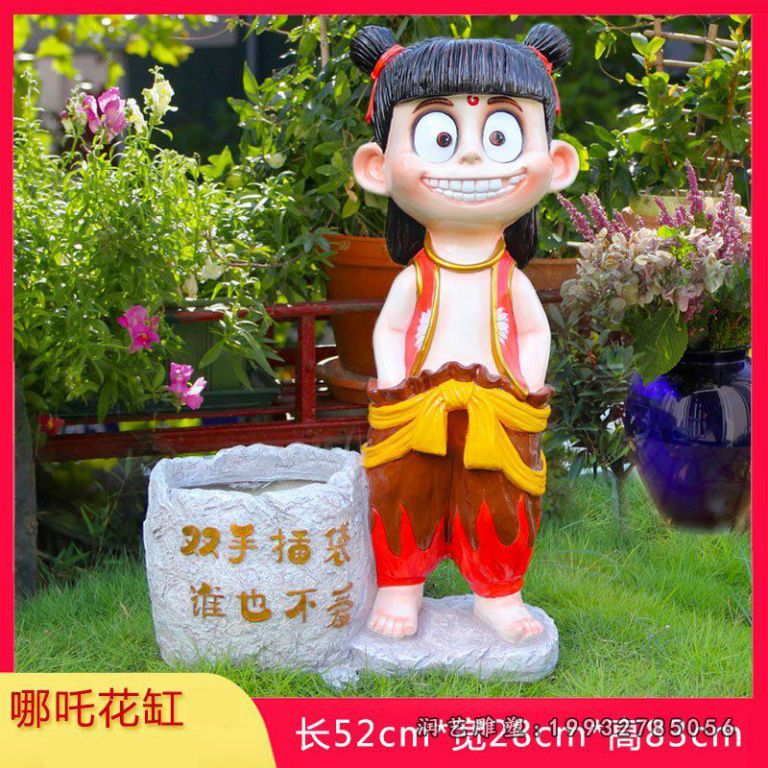 玻璃钢哪吒雕塑 (58)
