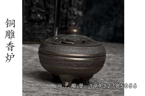 铜雕景观香炉 (2)