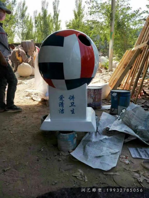 玻璃钢垃圾桶景观雕塑 (10)