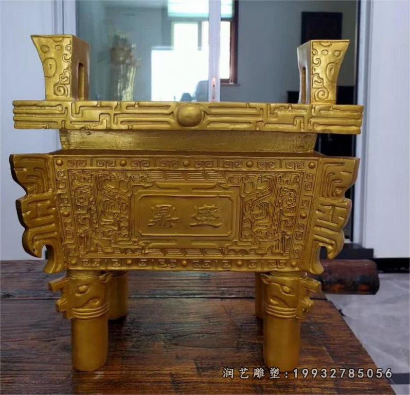 学校香炉景观铜雕
