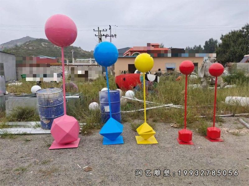 园林玻璃钢气球景观雕塑