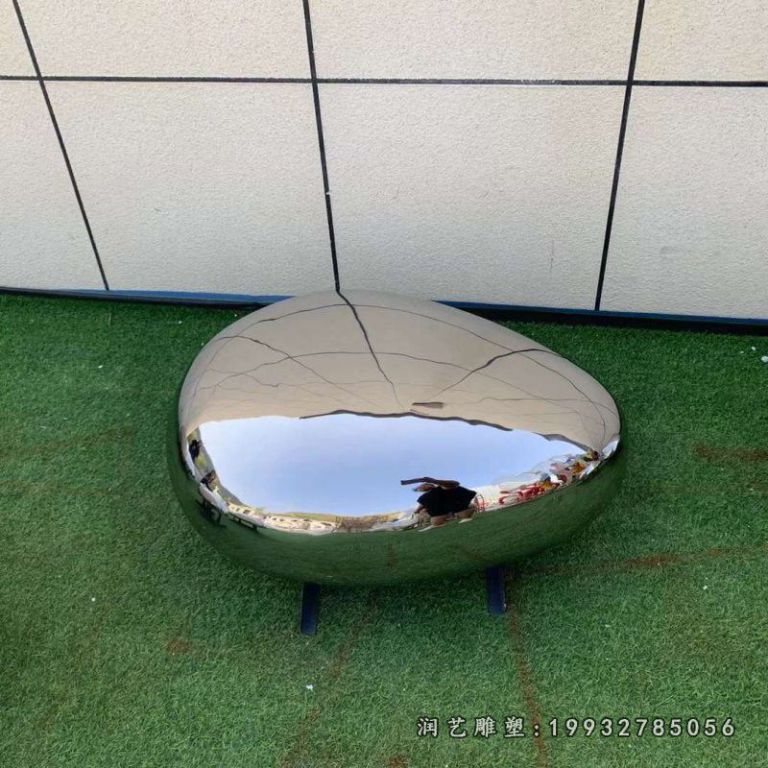 企业不锈钢鹅卵石雕塑 (29)