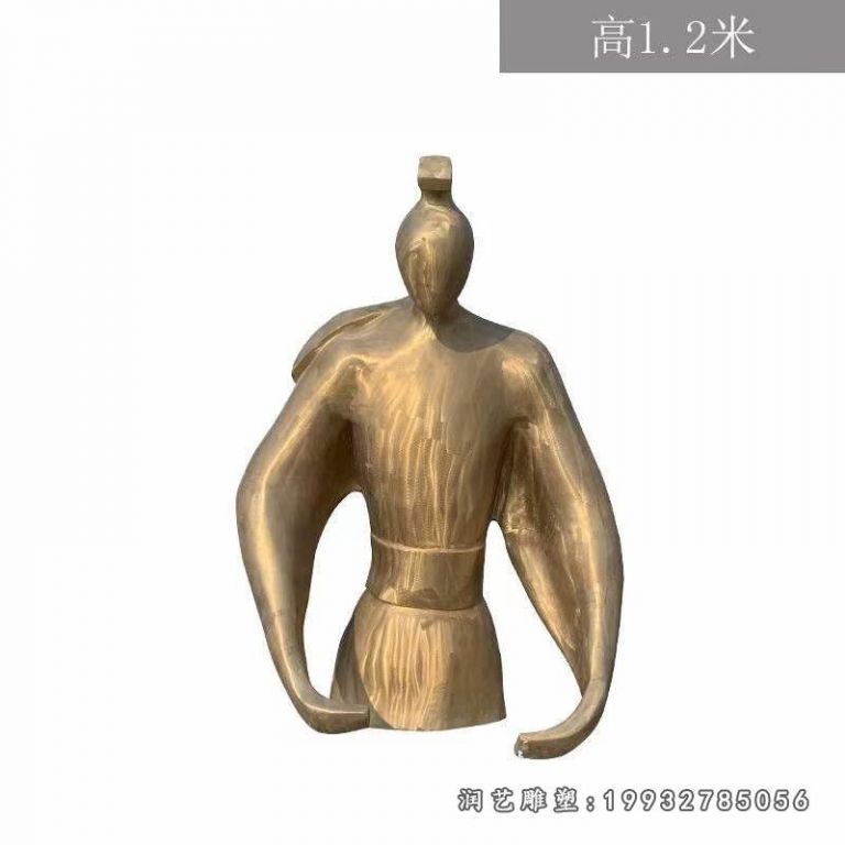 学校抽象人物铜雕