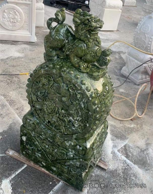 酒店抱鼓石景观石雕