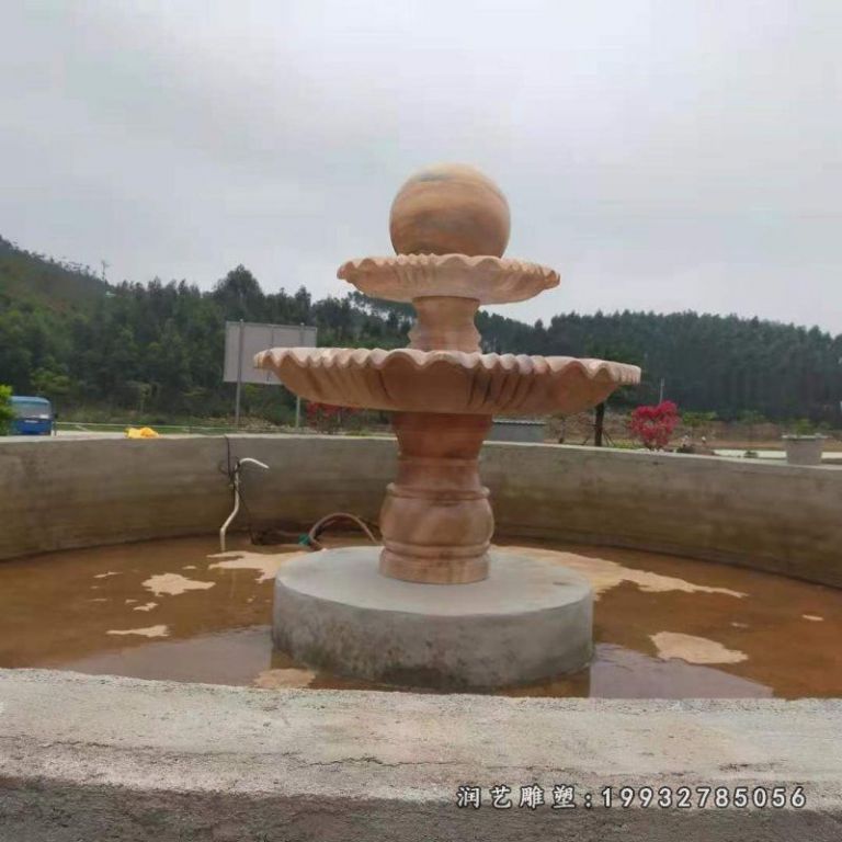游乐场风水球景观石雕
