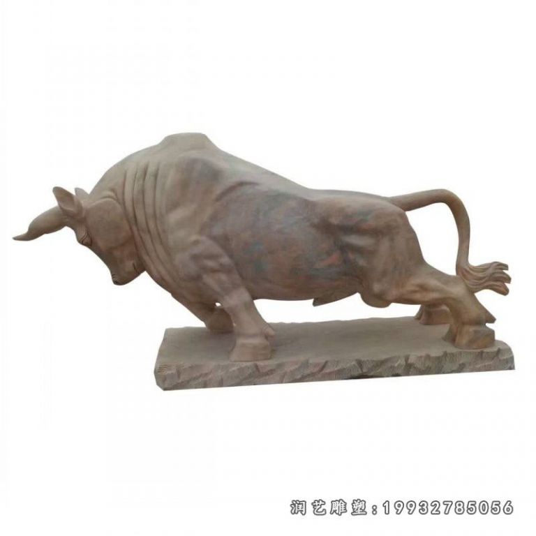 城市牛动物石雕