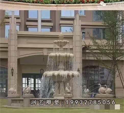 医院喷泉景观石雕