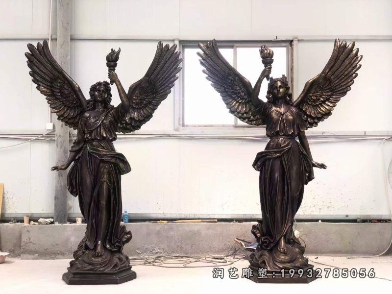 铜雕天使 (5)