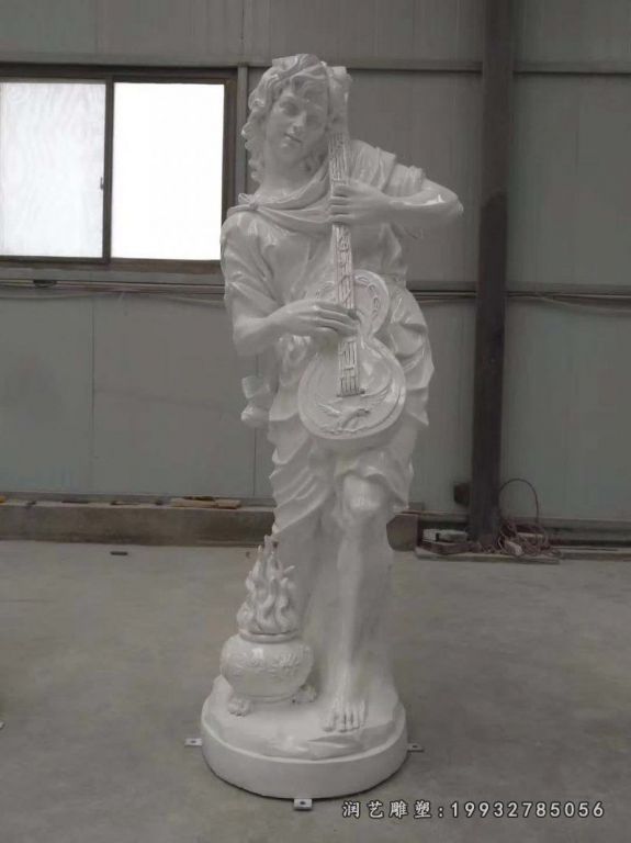商业街西方人物石雕