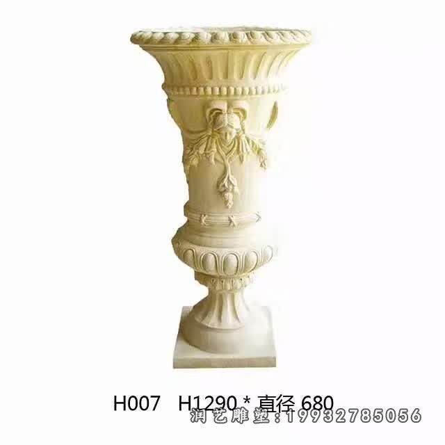 街道景观花盆石雕