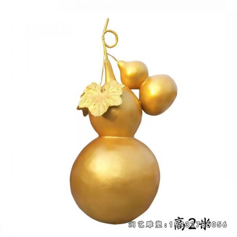 小区景观葫芦铜雕