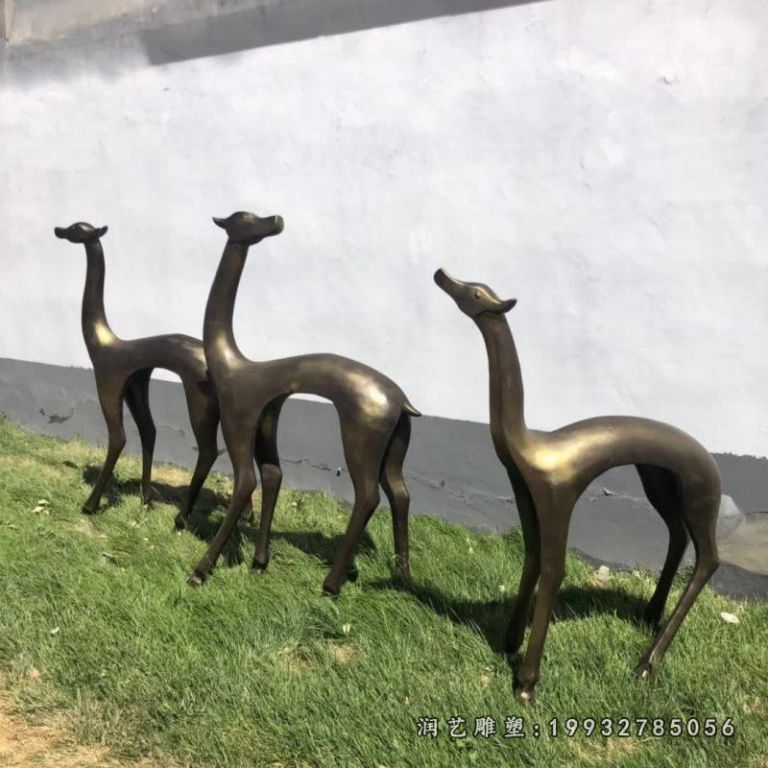 企业动物羊铜雕
