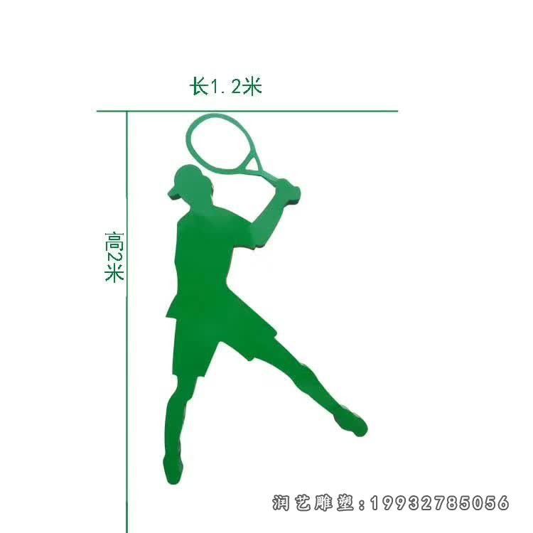 商场不锈钢运动人物雕塑