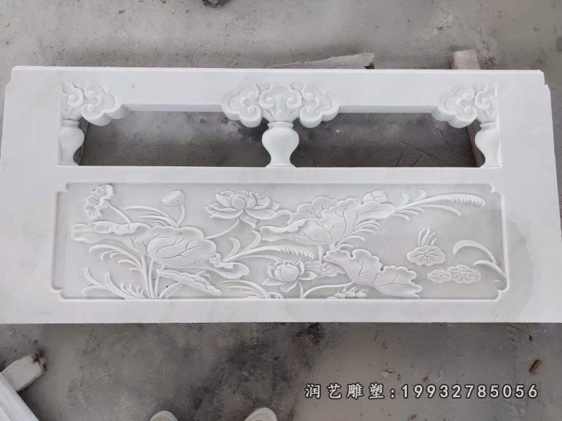 广场景观栏板石雕