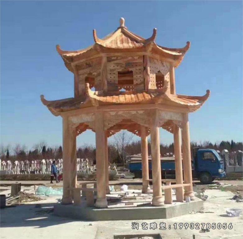 庭院景观凉亭石雕