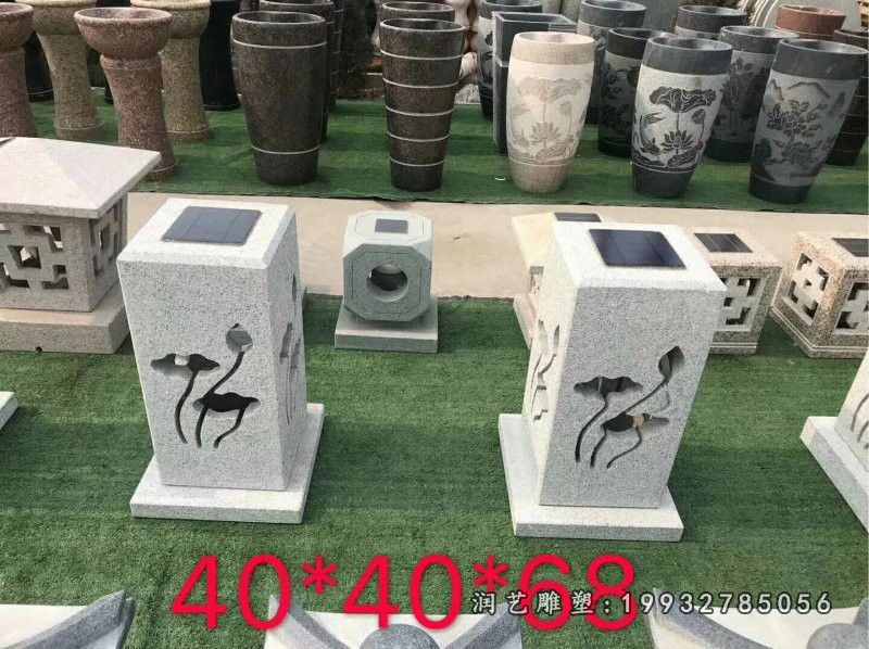 校园石灯景观雕塑