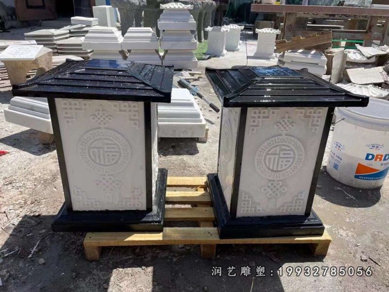 石灯景观雕塑 (1)