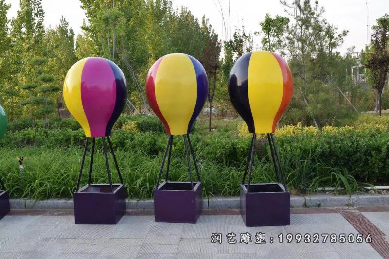 玻璃钢热气球景观雕塑 (1)