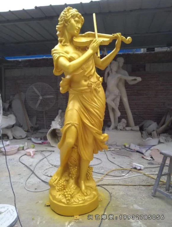 学校西方人物铜雕