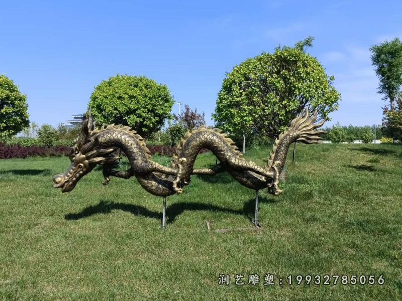 商场龙铜雕 (5)