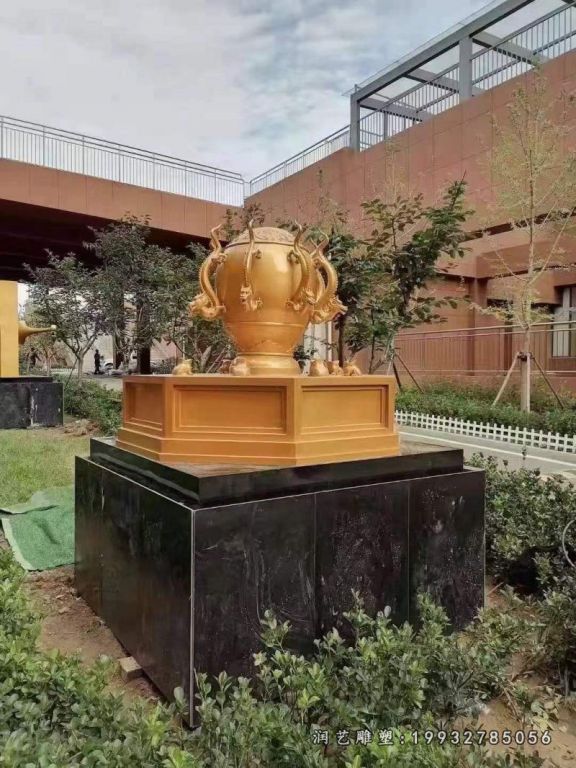 酒店景观浑天仪铜雕