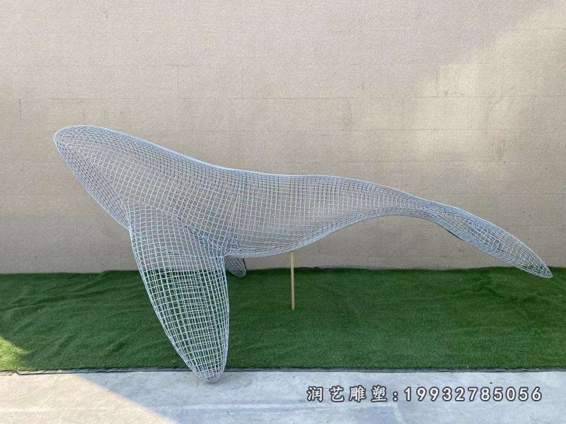 不锈钢海豚酒店雕塑