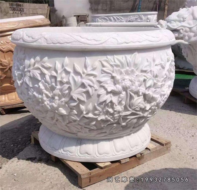 商业街景观水缸石雕