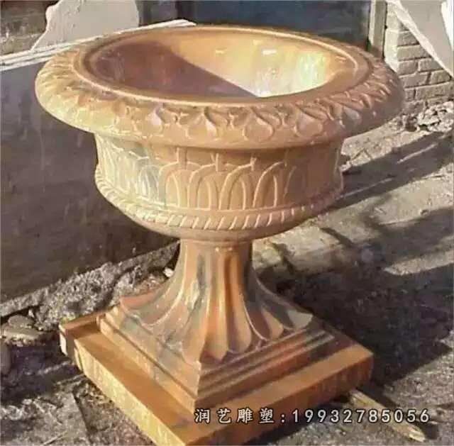 游乐场景观花盆石雕