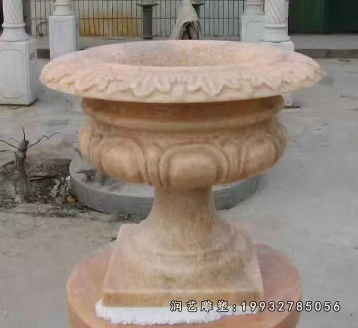 公园花盆石雕 (2)