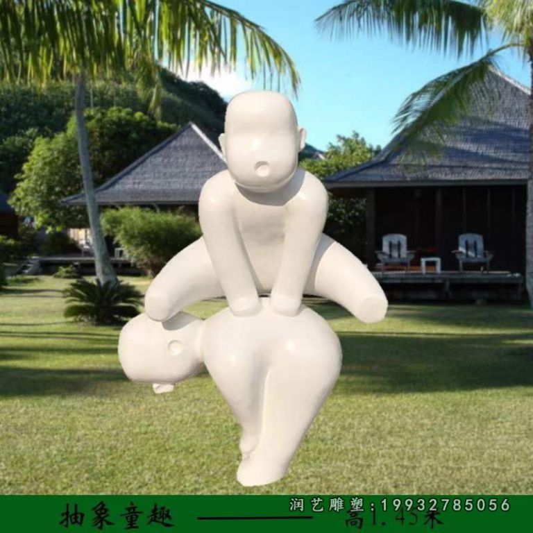 城市玻璃钢儿童人物雕塑