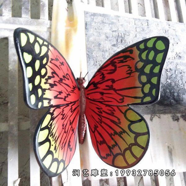 玻璃钢蝴蝶动物雕塑