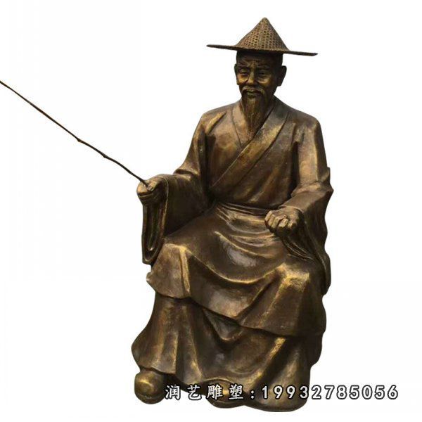 铜雕姜太公雕塑