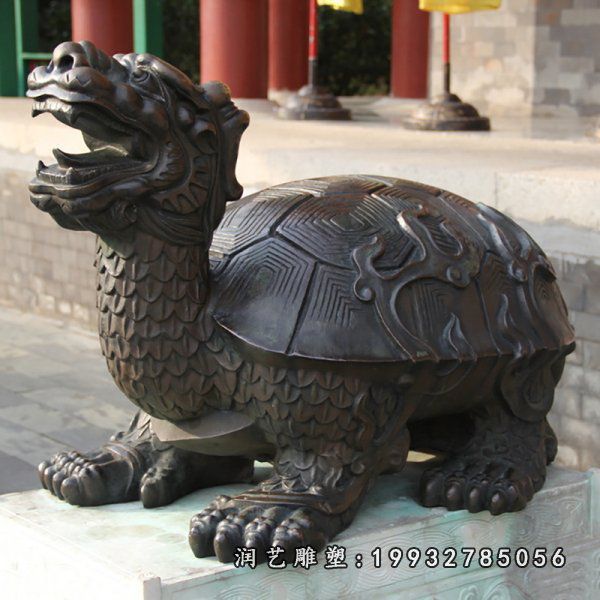 铜雕龙龟雕塑