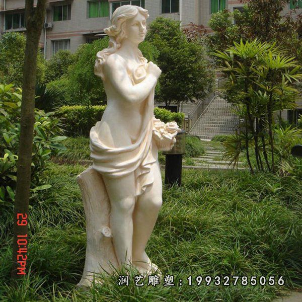 大理石古代美女公园雕塑