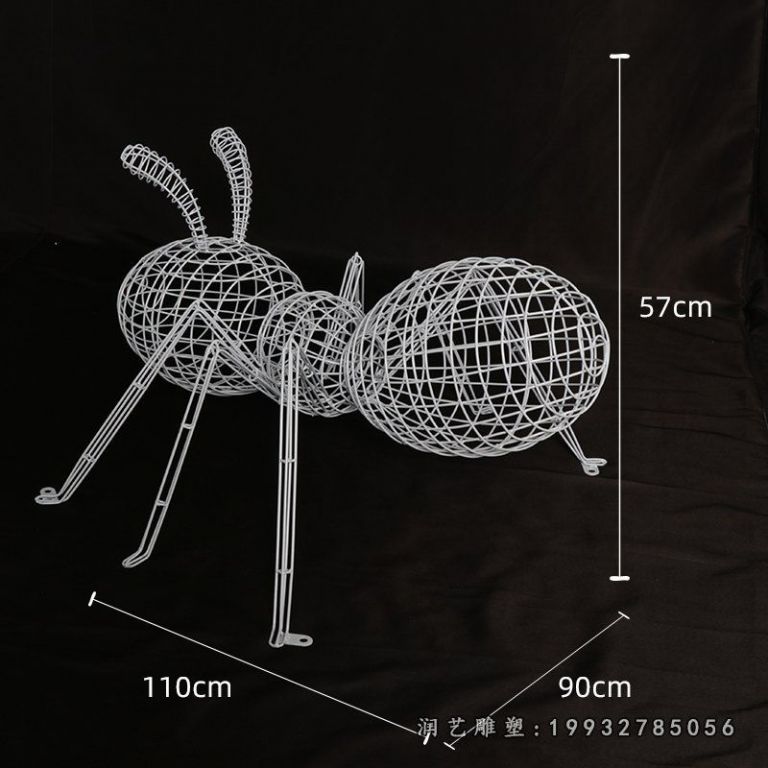 学校不锈钢蚂蚁动物雕塑