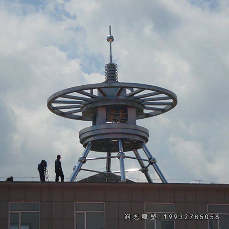 城市不锈钢避雷针景观雕塑